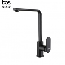 哑黑冷热厨房龙头